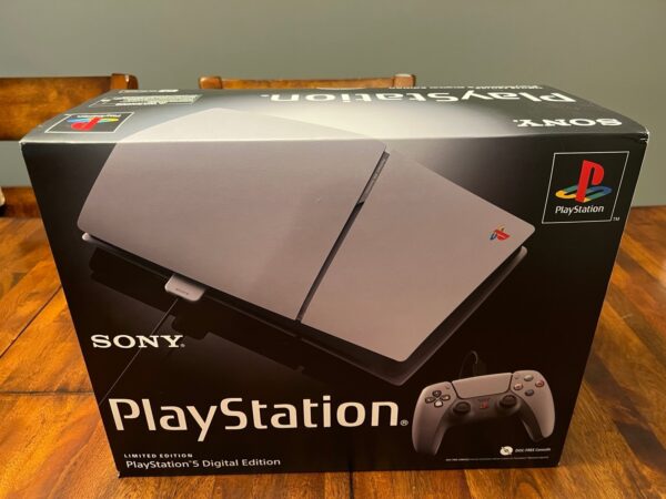 NEW PlayStation 5 PS5 Slim Digital Console 30th Anniversary Edition Damaged Box 5B97