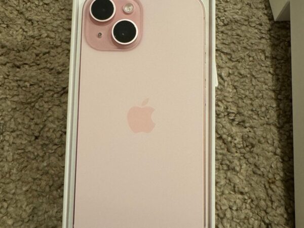 Pink iPhone 15 128g unlocked 6R75